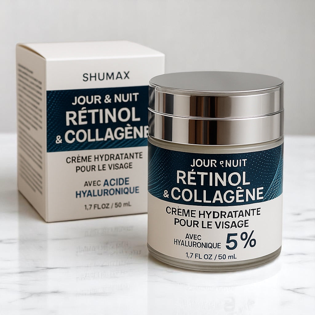 Crème visage au collagène – Anti-âge, hydratation jour et nuit – 50ml