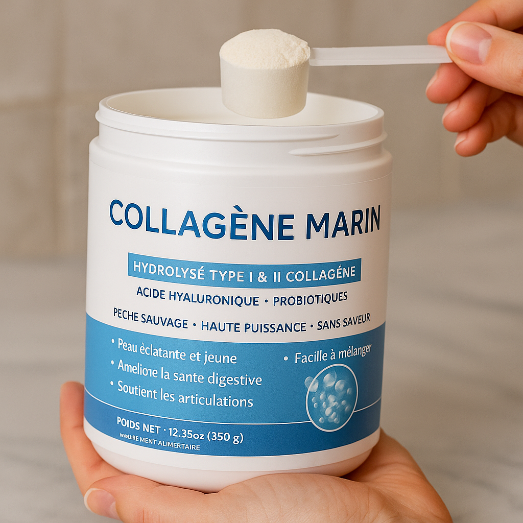 Collagène marin en poudre – Peau éclatante, digestion et articulations