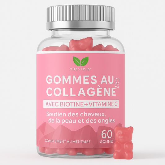 Gélules de collagène avec biotine et vitamine C – Cheveux, peau et ongles renforcés