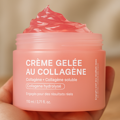 Crème Collagène Visage Hydratante et Raffermissante – Soin Anti-Âge Peau Lisse et  Éclat Naturel