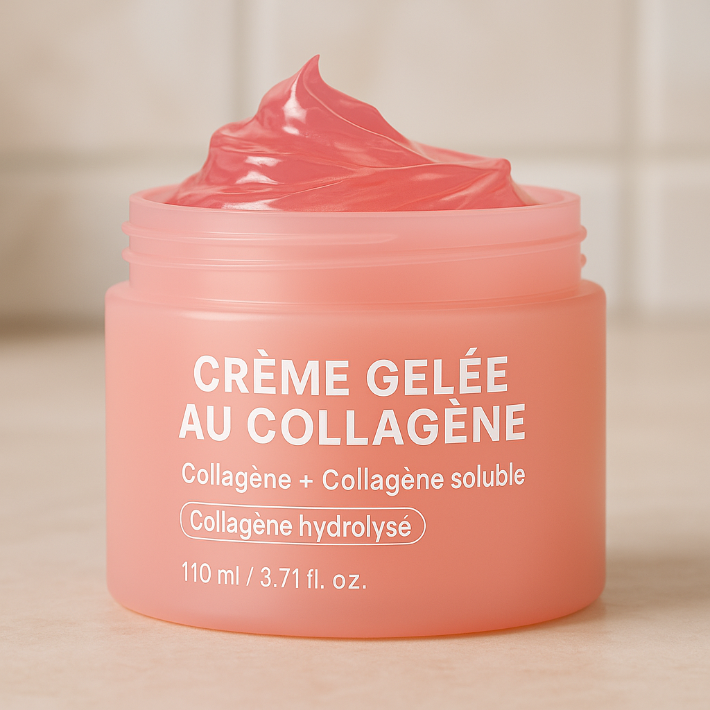 Crème Collagène Visage Hydratante et Raffermissante – Soin Anti-Âge Peau Lisse et  Éclat Naturel