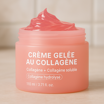 Crème Collagène Visage Hydratante et Raffermissante – Soin Anti-Âge Peau Lisse et  Éclat Naturel