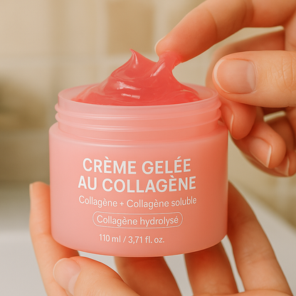 Crème Collagène Visage Hydratante et Raffermissante – Soin Anti-Âge Peau Lisse et  Éclat Naturel