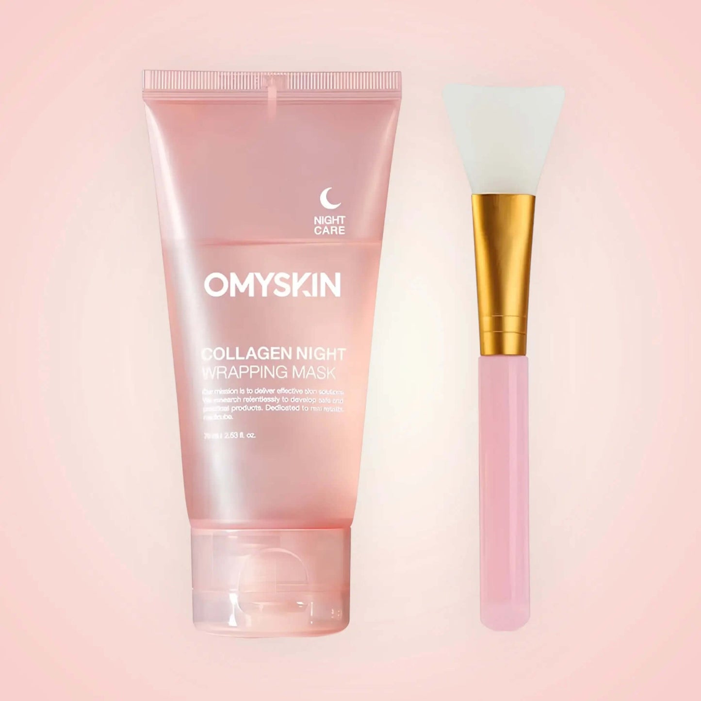 Masque de Nuit au Collagène – Hydratation Intense et Anti - Âge pour Peau Déshydratée et Mûre, Réparation et Effet Lifting - OMYSKIN