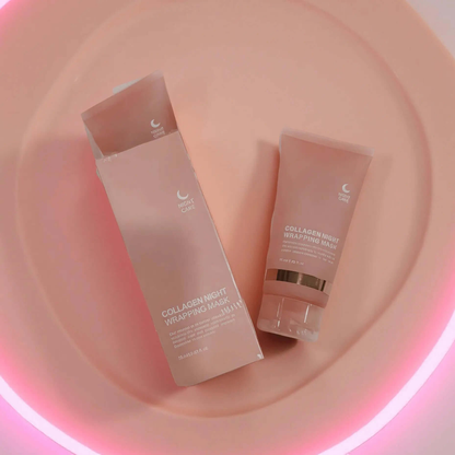 Masque de Nuit au Collagène – Hydratation Intense et Anti - Âge pour Peau Déshydratée et Mûre, Réparation et Effet Lifting - OMYSKIN