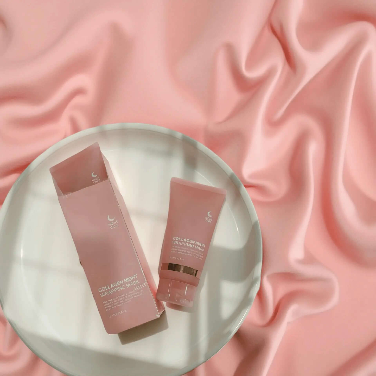 Masque de Nuit au Collagène – Hydratation Intense et Anti - Âge pour Peau Déshydratée et Mûre, Réparation et Effet Lifting - OMYSKIN